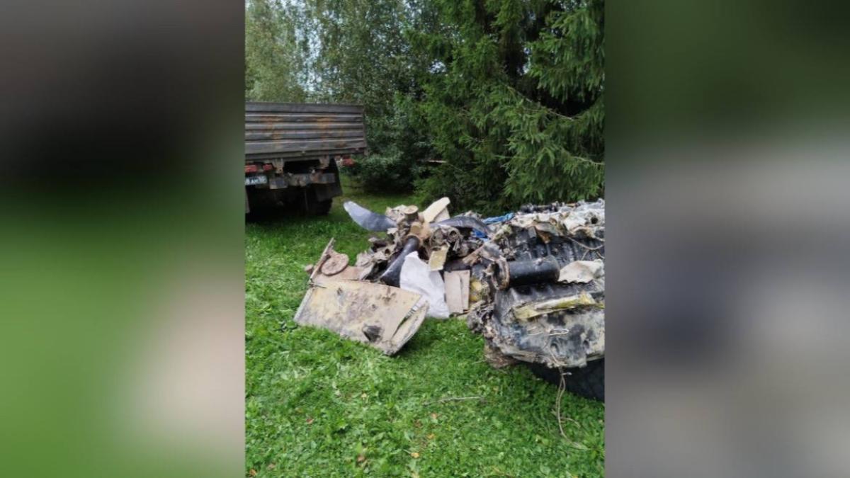 В Тверской области подняли части затонувшего в годы ВОВ Ил-2 с останками летчика  Фото, видео: предоставлено правительством Тверской области