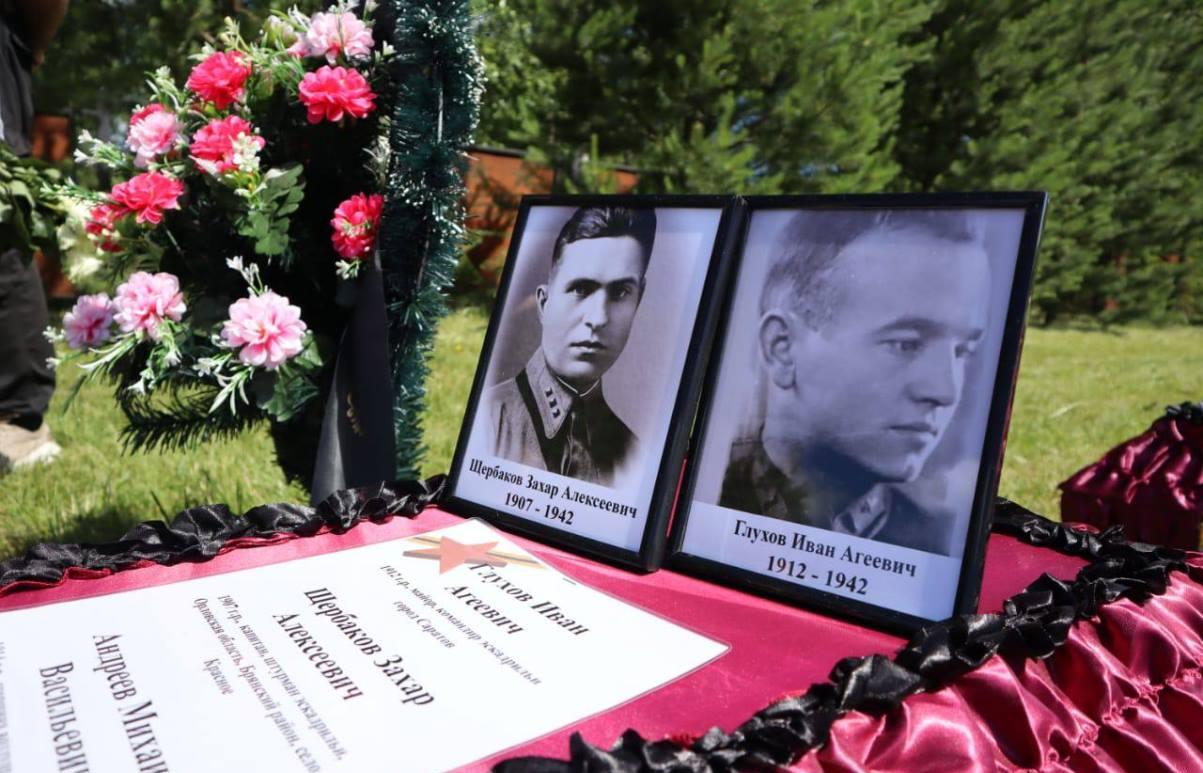 Останки 772 бойцов Красной Армии сегодня были перезахоронены во Ржеве Фото: глава Ржевского округа Роман Крылов