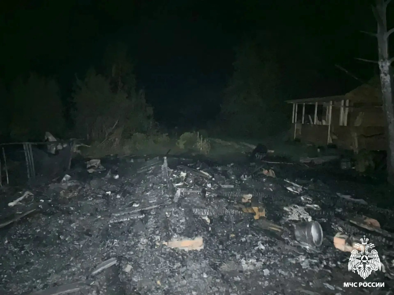 На пожаре в Зубцовском районе погиб человек Фото: МЧС Тверской области