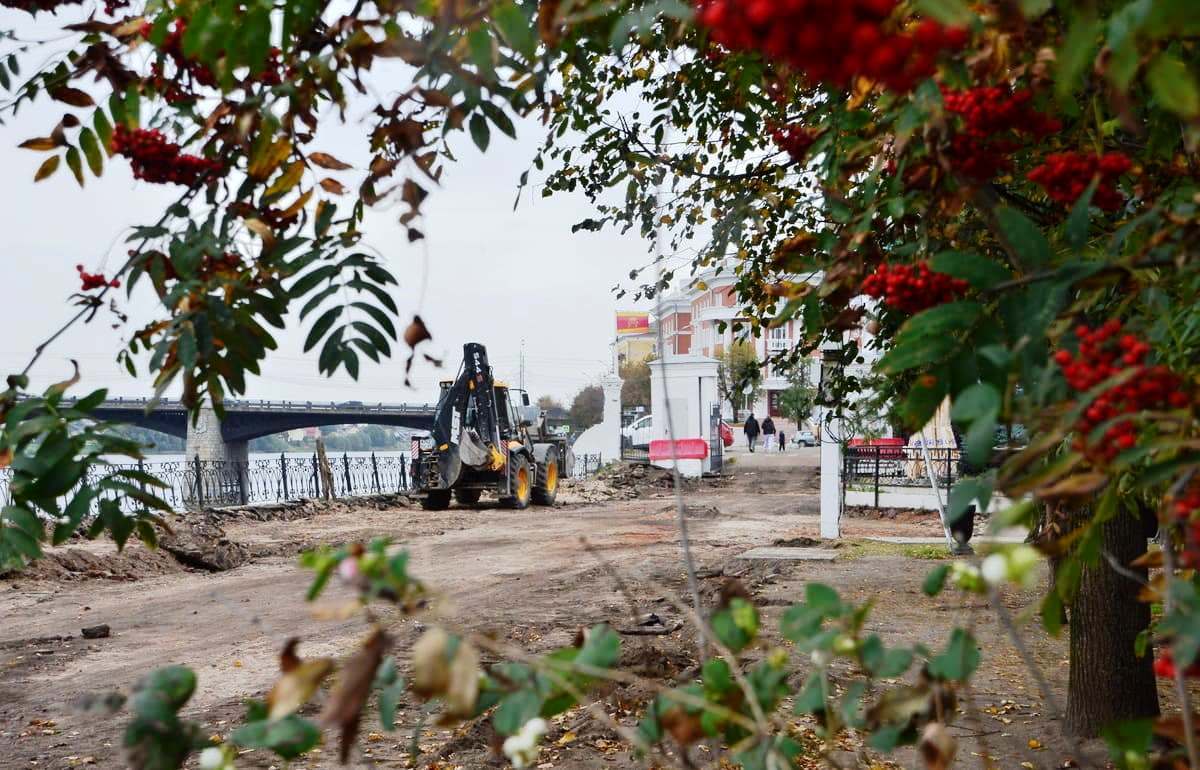 В Твери в Городском саду начался ремонт пешеходной зоны - новости Афанасий