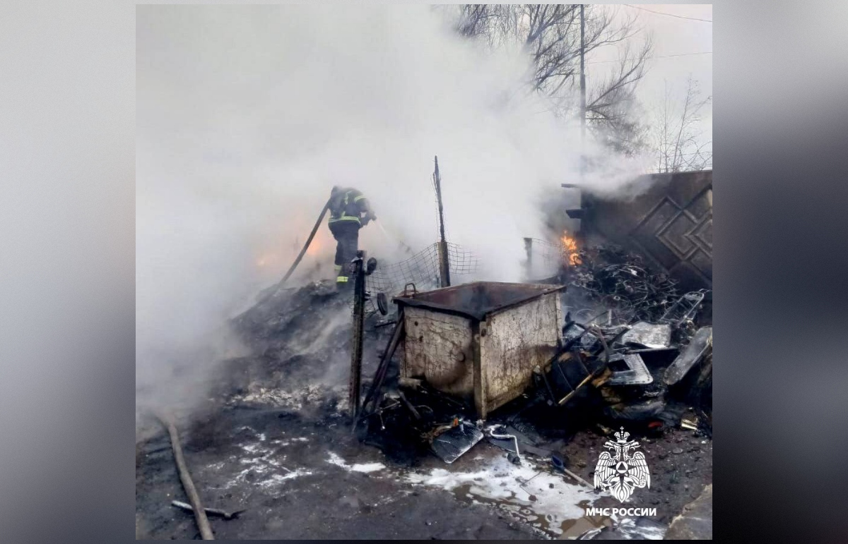 На авторазборке в Твери случился пожар - новости Афанасий