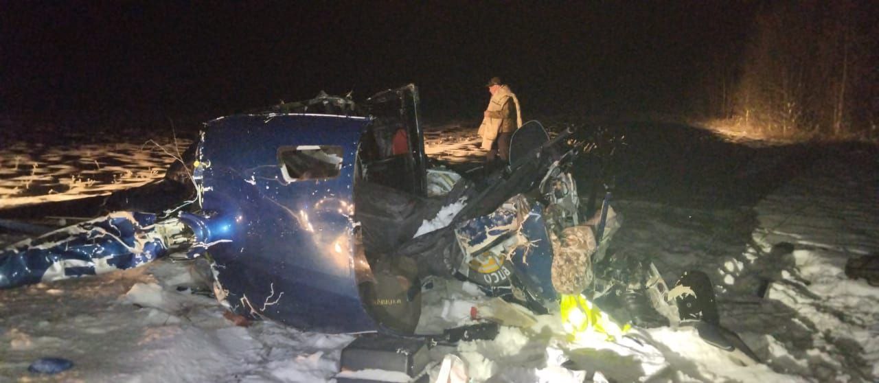 В Тверской области будет рассматриваться уголовное дело о крушении вертолета Фото: 112 / Telegram