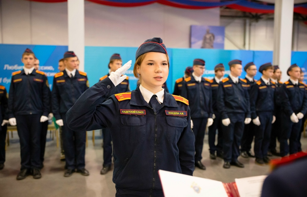 Кадеты профильных классов Следственного комитета приняли присягу Фото: СУ СК РФ по Тверской области
