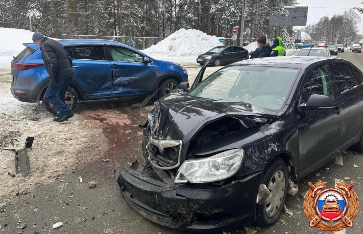На перекрестке в Кимрах произошло ДТП с пострадавшей Фото: ГАИ