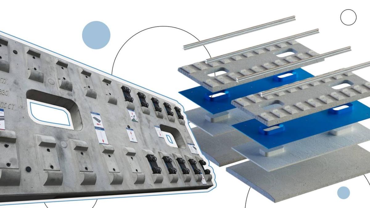 Рельсовые плиты для ВСМ будут производить в Тверской области Фото: Нацпроектстрой