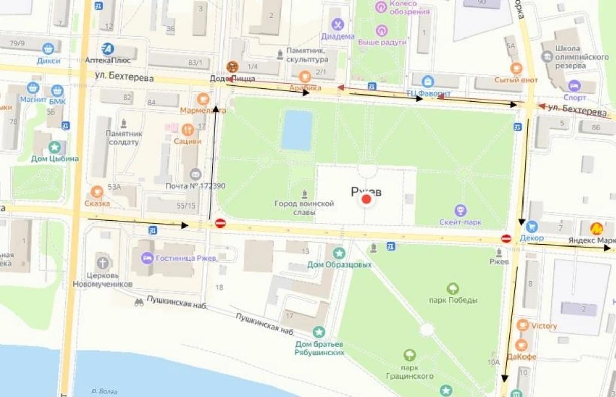 На одной из улиц Ржева временно ограничат движение транспорта - новости Афанасий