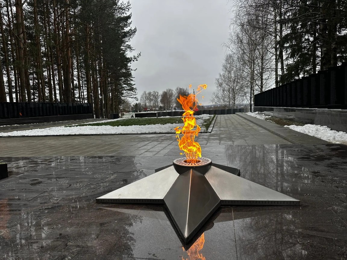 В Тверской области к Дню Победы подготовили мемориалы с Вечным огнем  Фото: АО «Газпром газораспределение Тверь»