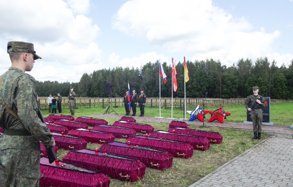 Под Зубцовом перезахоронили останков 253 советских воинов - новости Афанасий