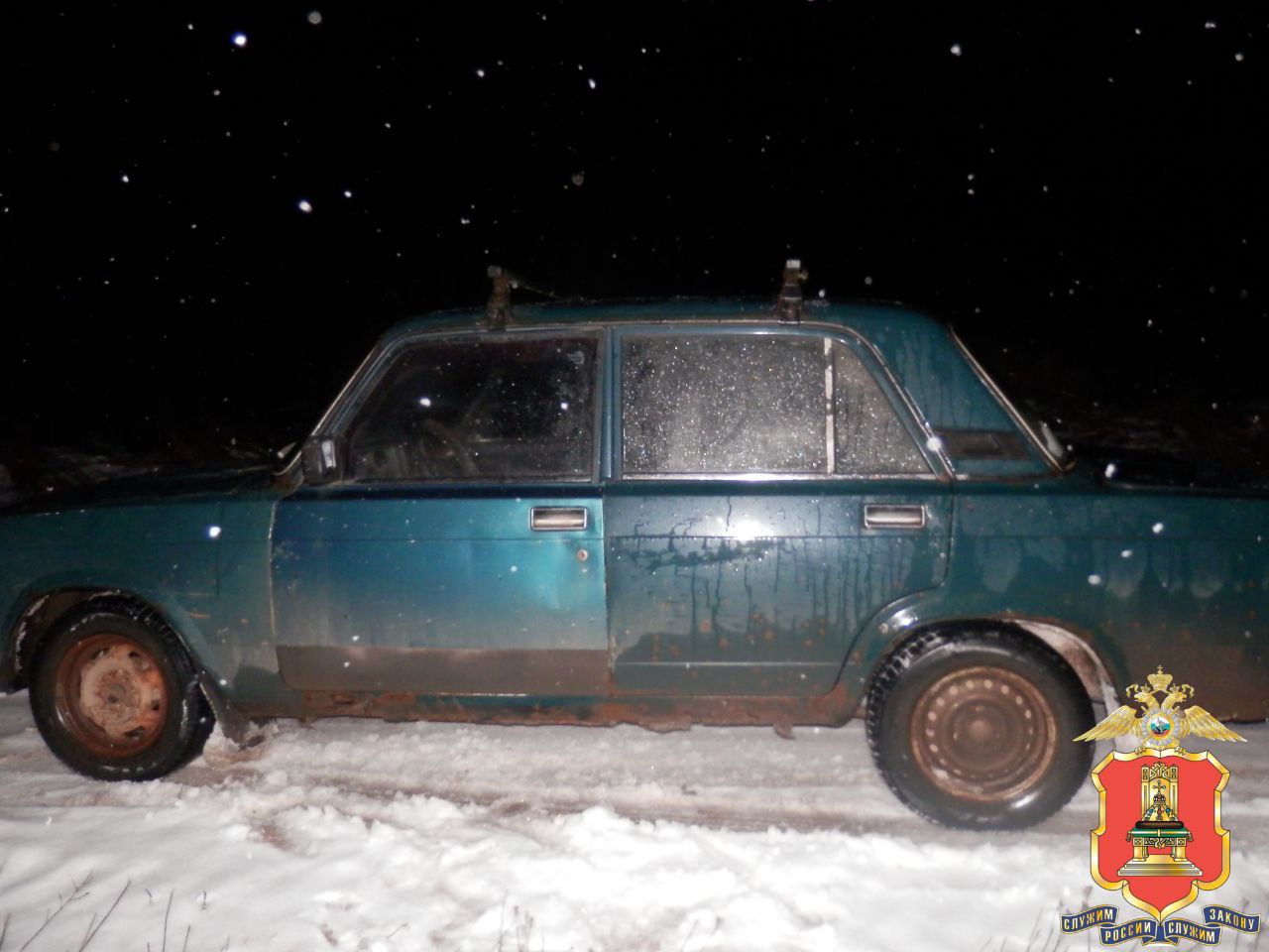В Торопецком районе двое молодых людей решили покататься на чужом автомобиле Фото: УМВД России по Тверской области