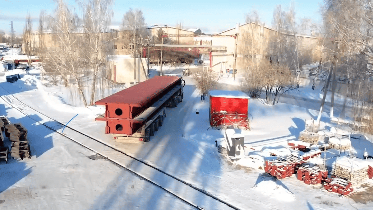 В Тверскую область отгрузили металлоконструкции для рабочего моста ВСМ через Шошу Фото: Нацпроектстрой