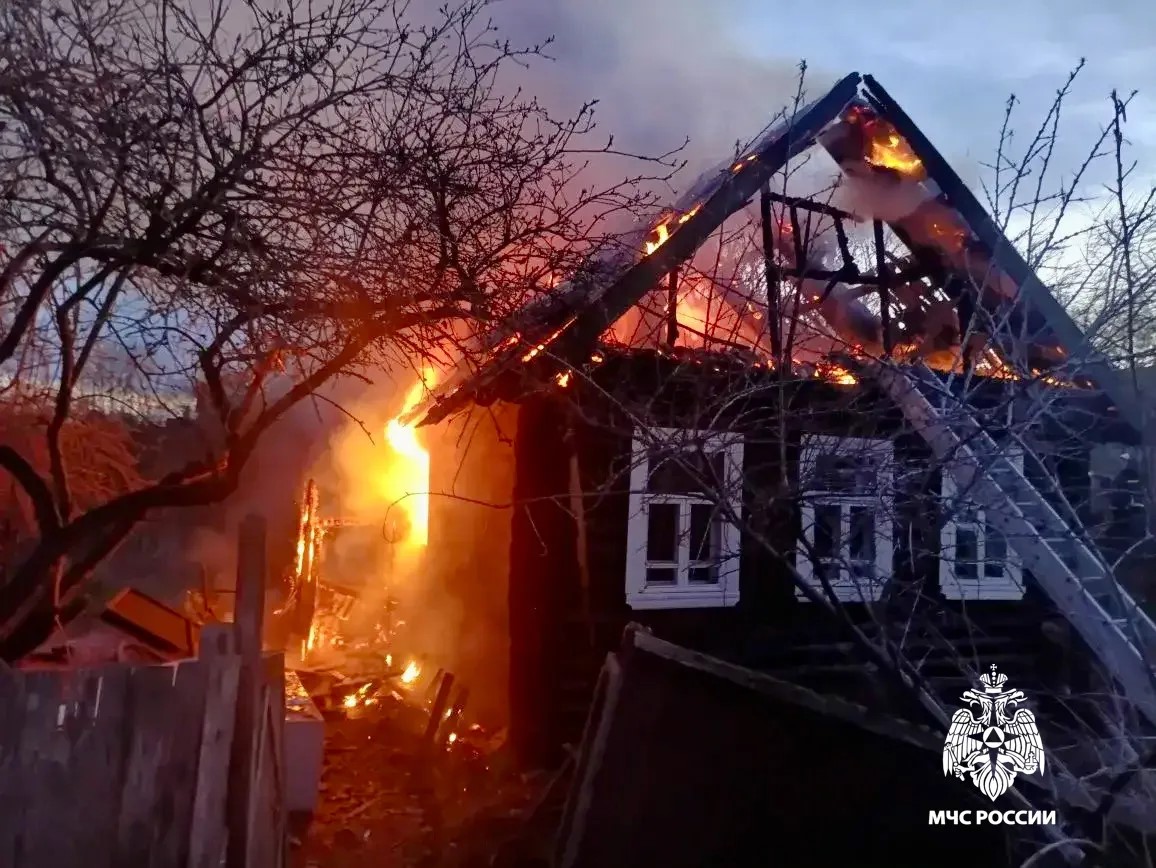 Женщина погибла на пожаре в Бологое Фото: ГУ МЧС по Тверской области