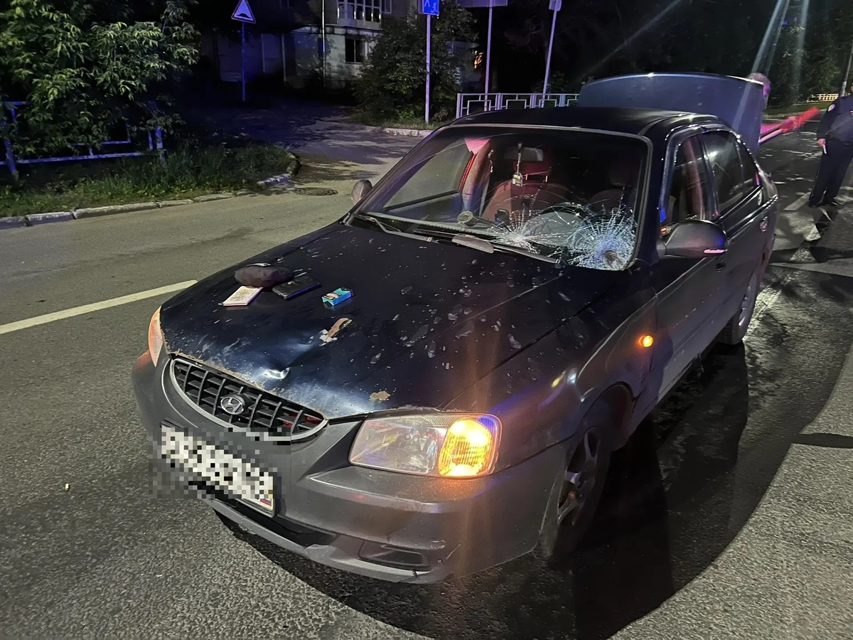 Пешеход скончалась после ночного ДТП на проспекте Победы в Твери Фото: ГАИ