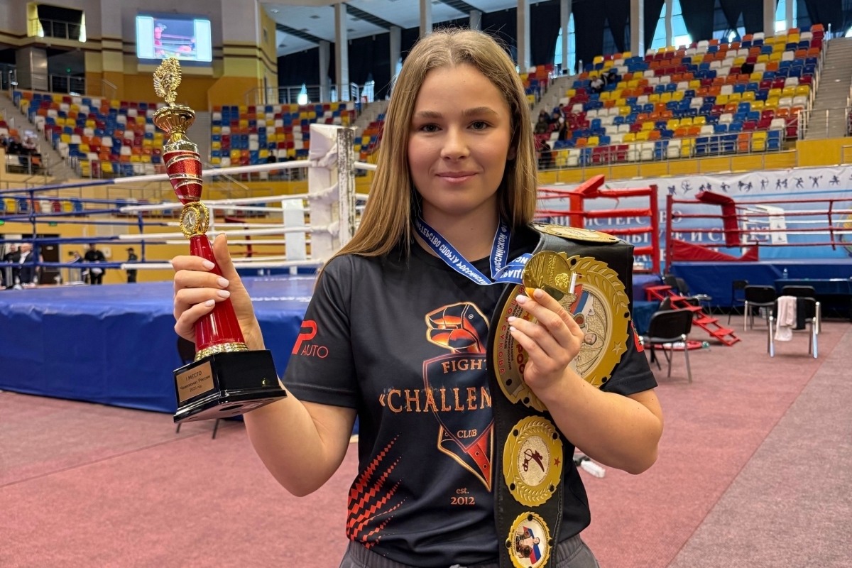 Анастасия Козлова из Твери победила на чемпионате России по кикбоксингу Фото: Комитет по физической культуре и спорту Тверской области