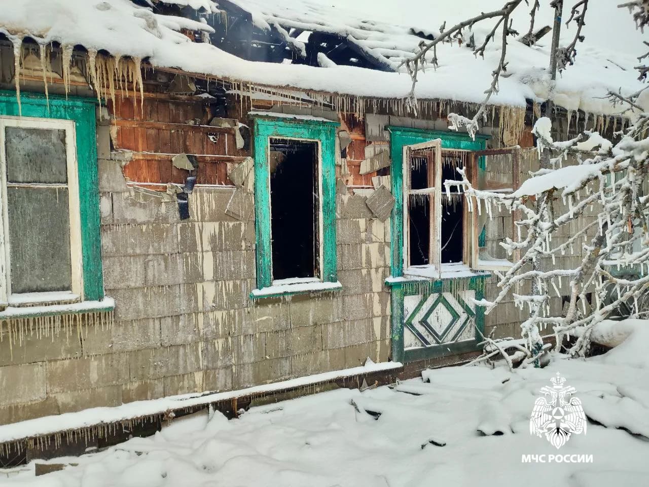 В Тверской области при ликвидации пожара найден погибший Фото, видео: МЧС России