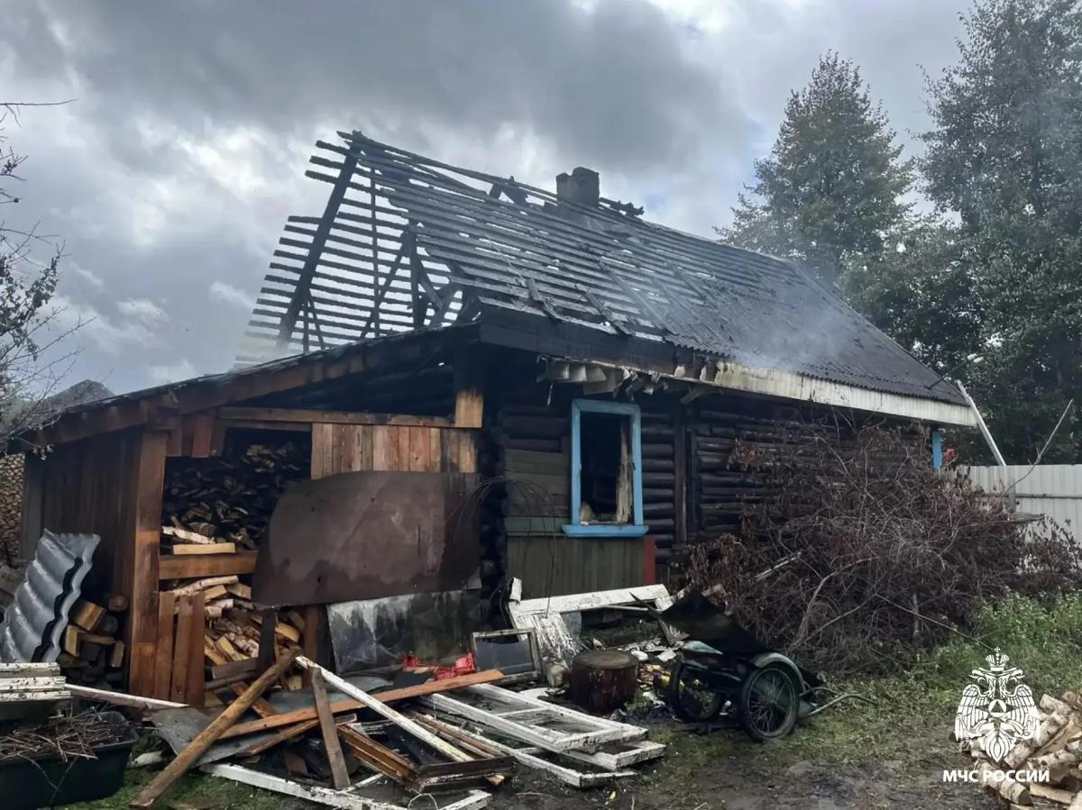 На пожаре в Ржеве погиб человек Фото: МЧС
