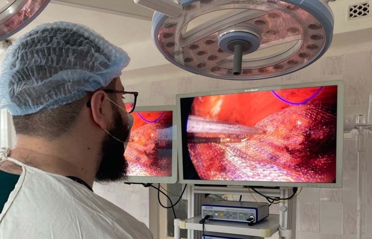 В Твери 44-летней женщине удалили 12-сантиметровую грыжу Фото: ГКБ №6 Твери