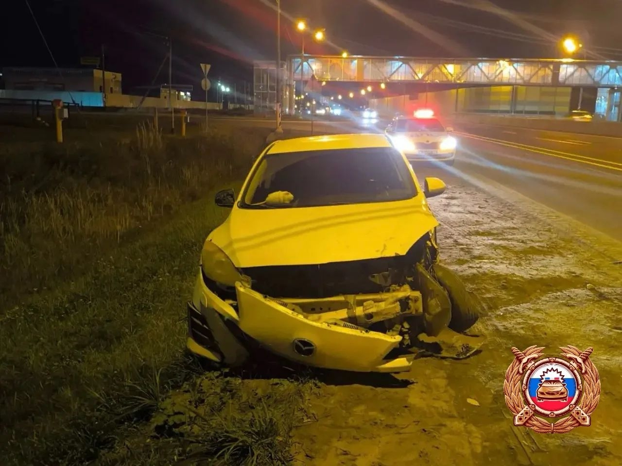 Женщина-водитель пострадала в ДТП под Тверью Фото: Госавтоинспеция Тверской области