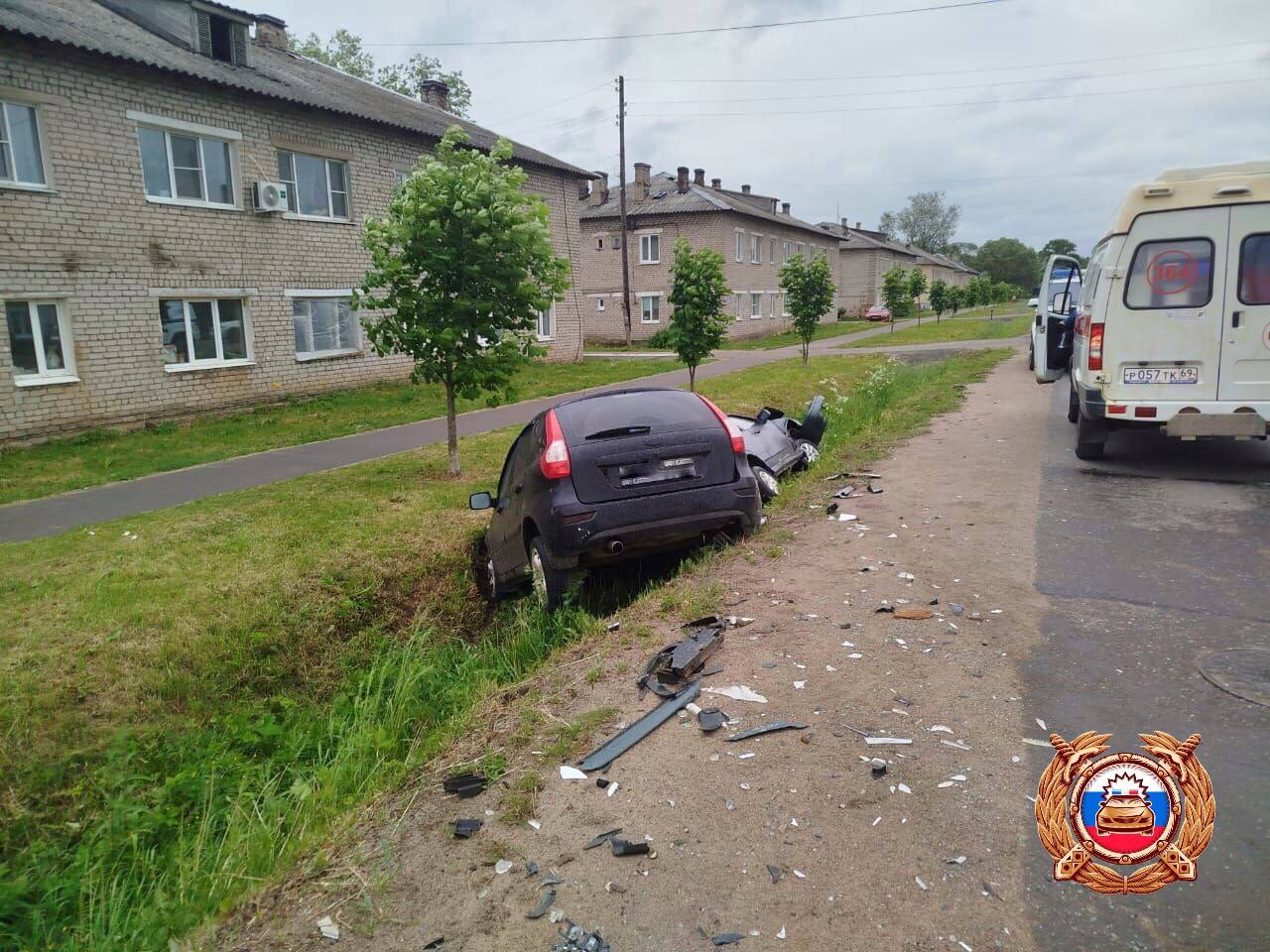 Два человека пострадали в ДТП в Торопце Фото: Управление ГАИ по Тверской области