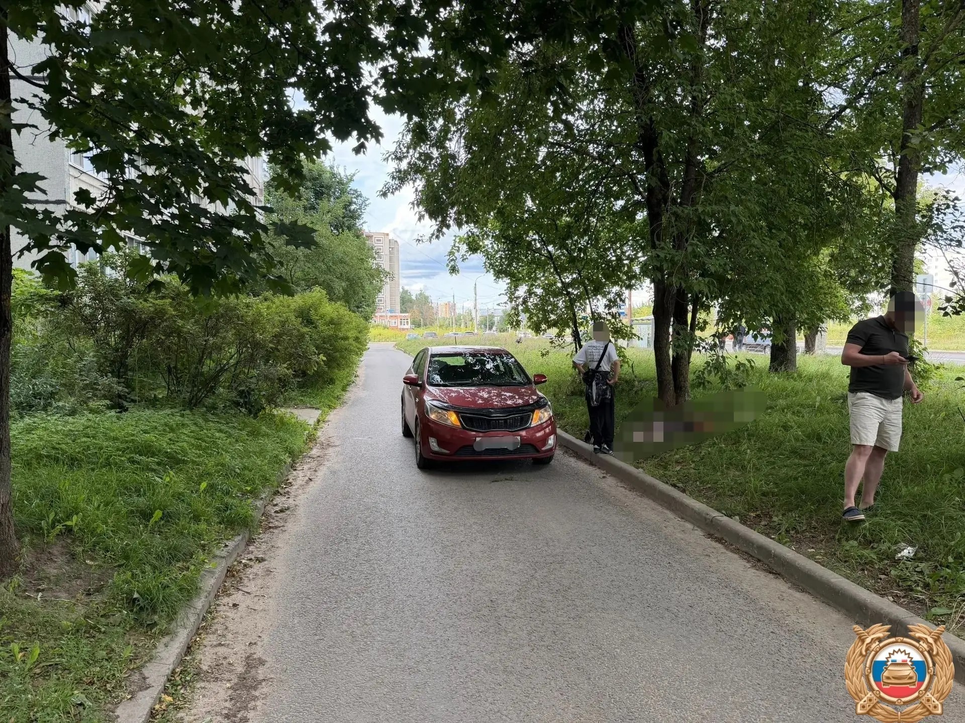 В Твери ребенок выбежал под колеса автомобиля Фото, видео: Отдел Госатвоинспекции УМВД по городу Твери