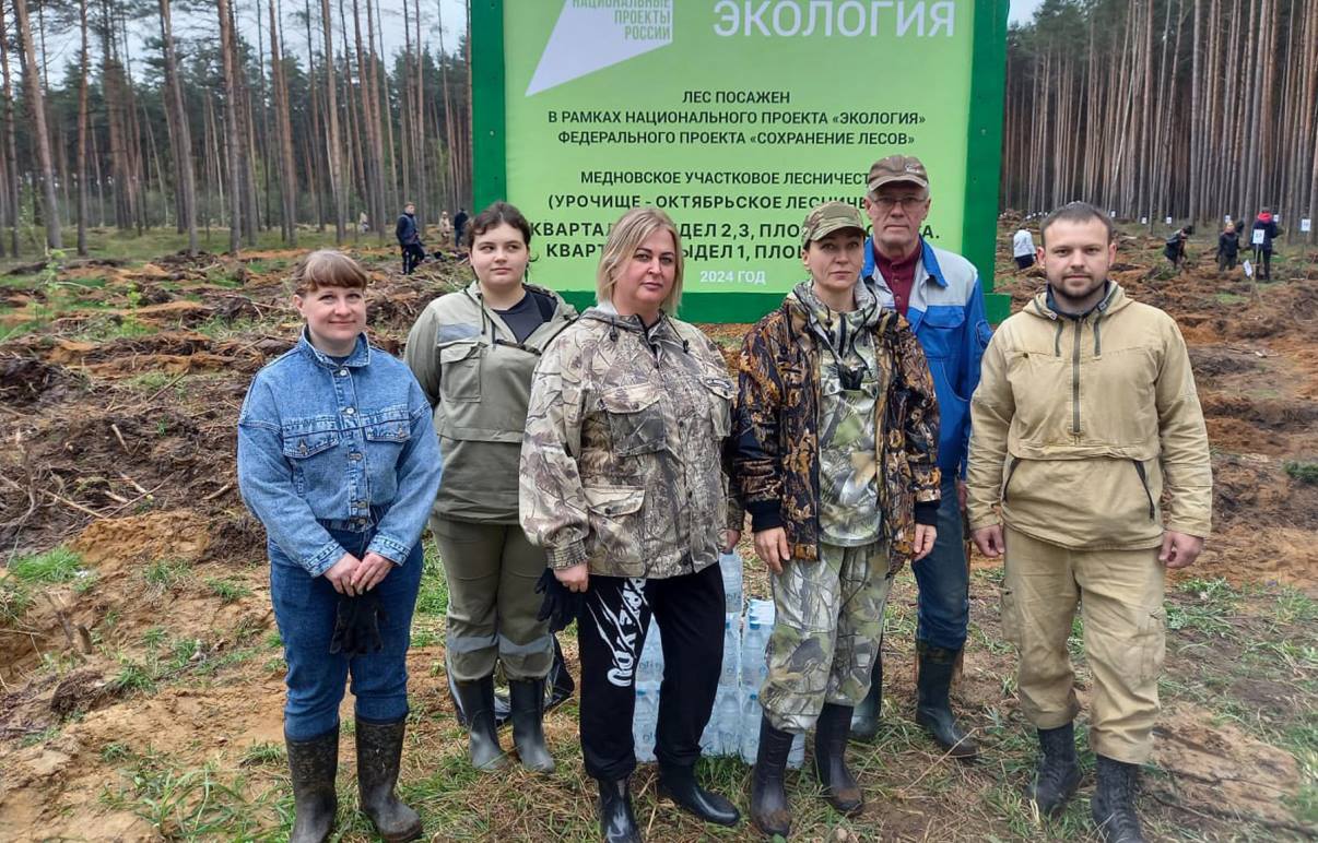 В Тверской области в рамках международной акции «Сад памяти» высажено более 2,3 млн штук сеянцев и саженцев деревьев Фото: правительство Тверской области