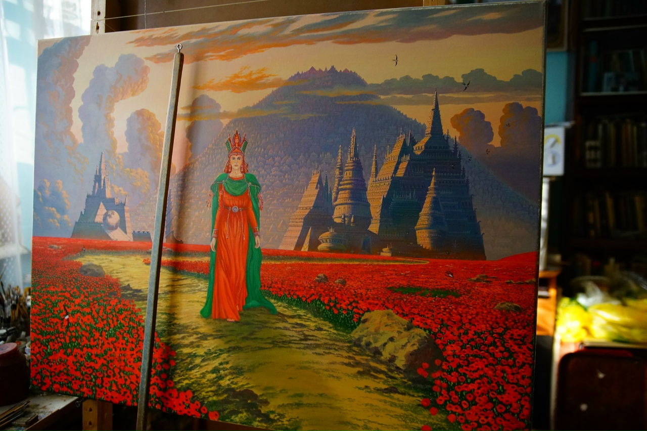 Картины в другое измерение: в Твери живет и работает один из самых известных художников-славянистов Всеволод Иванов / фото 