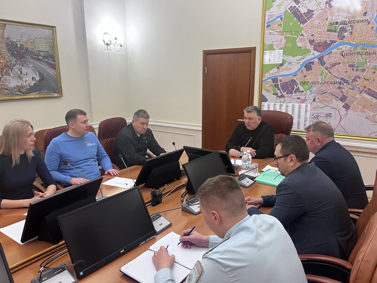 В администрации Твери прошло заседание антитеррористической комиссии города Фото: администрация Твери