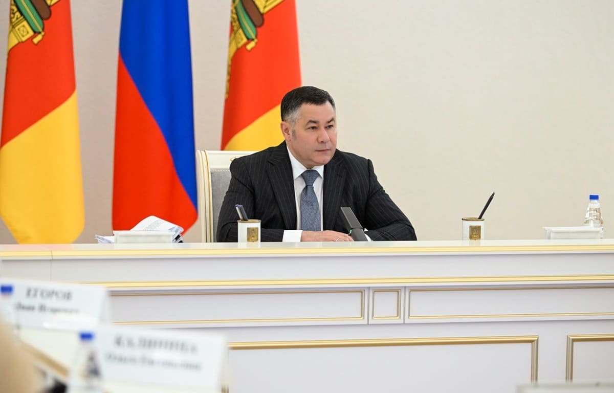 Игорь Руденя определил задачи региона по нацпроекту «Экологическое благополучие» Фото предоставлено правительством Тверской области