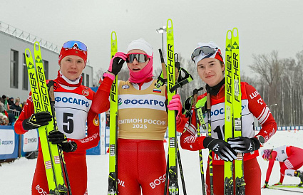 Наталья Терентьева и Дарья Непряева лучшие в скиатлоне на ЧМ России 2025 - новости Афанасий