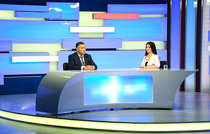 Губернатор Игорь Руденя ответил на вопросы в прямом эфире «России 24» Тверь - новости Афанасий