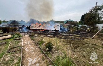 Многодетный отец из Тверской области успел вывести ребенка из горящего дома  - новости Афанасий