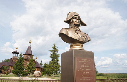 На острове озера Селигер открыт памятник адмиралу Федору Ушакову - новости Афанасий