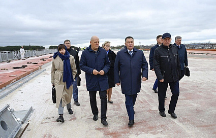 Губернатор Игорь Руденя проинспектировал строительство Западного моста в Твери - новости Афанасий