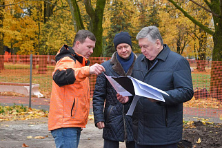 В Твери в Городском саду завершается благоустройство пешеходной зоны  - новости Афанасий
