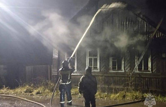 Жилой дом сгорел в Бологое - новости Афанасий