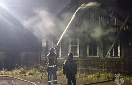 Жилой дом сгорел в Бологое - новости Афанасий