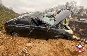 На М9 в Зубцовском округе перевернулся автомобиль - новости Афанасий