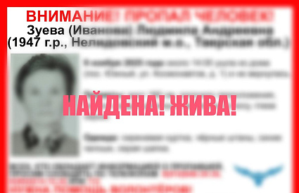 Пропавшую пенсионерку из Нелидовского округа нашли живой - новости Афанасий