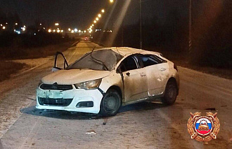 Под Тверью водитель перевернул автомобиль - новости Афанасий