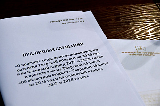 Состоялись публичные слушания по проекту бюджета Тверской области на 2026 – 2028 годы - новости Афанасий