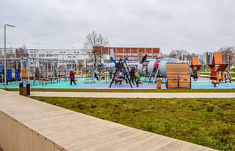 В Московском и Центральном районах Твери открыты новые детские площадки - новости Афанасий