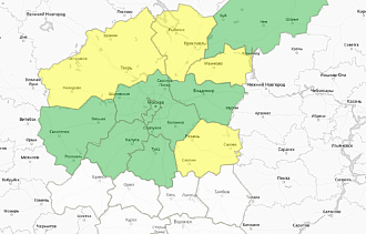 В Тверской области желтый уровень опасности из-за гололедицы