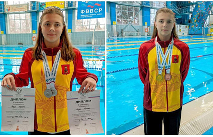 Тверская спортсменка собрала комплект медалей первенства России по плаванию - новости Афанасий