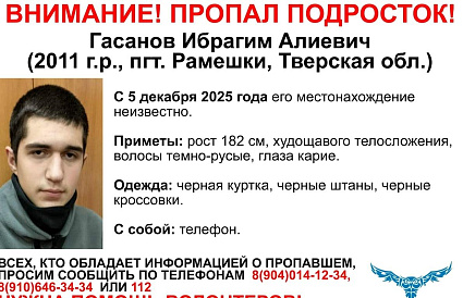 В Рамешках пропал без вести подросток - новости Афанасий