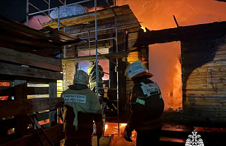 В деревне Черногубово под Тверью горит жилой дом - новости Афанасий