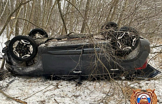 В Ржевском округе машина опрокинулась в кювет - новости Афанасий