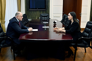 Сергей Голубев провёл рабочую встречу с  Юлией Сарановой - новости Афанасий