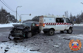 Два водителя пострадали в ДТП на М10 в Тверской области - новости Афанасий