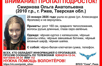 В Ржеве пропала девочка-подросток - новости Афанасий