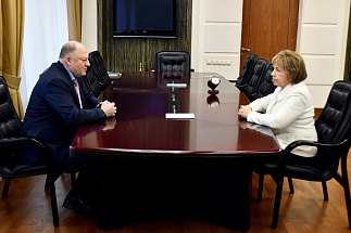 Сергей Голубев провел рабочую встречу с Людмилой Скаковской - новости Афанасий