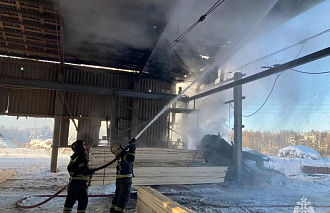На пилораме под Тверью случился пожар - новости Афанасий